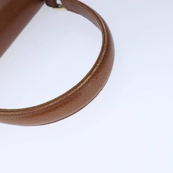 Burberrys Hand Bag Leather 2way Brown Auth ti2407 - Picture 7 of 16